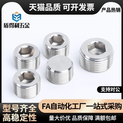 不锈钢带密封涂层型锥型沉头螺塞 堵头 MSWTSK J S 1 2 3 4 6 8