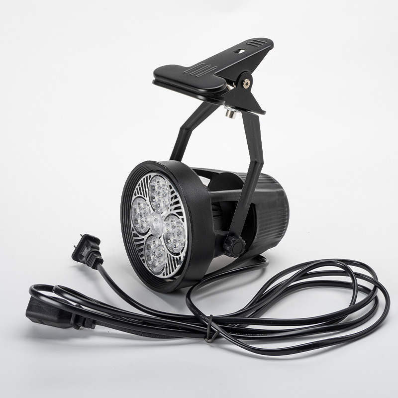 婚庆婚礼水晶珠帘夹子射灯移动聚光店铺用串联珠宝展会集市摆摊灯