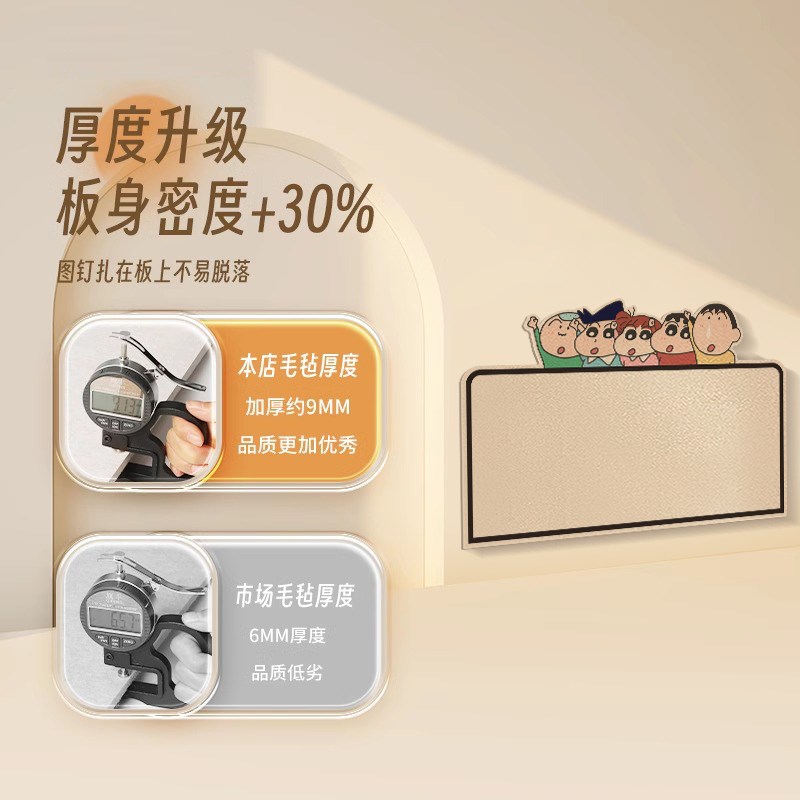 毛毡板羊毛毡墙贴照片墙展示墙创意展示墙背景板教室墙创意拍立得