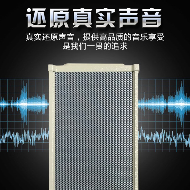 室外户外防水音柱壁挂音响校园 公共广播无源定压喇叭功放音箱