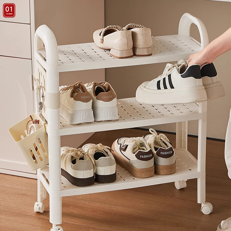 日本收纳神器鞋柜家用门口室内经济型宿舍多层鞋架子防尘简易鞋架