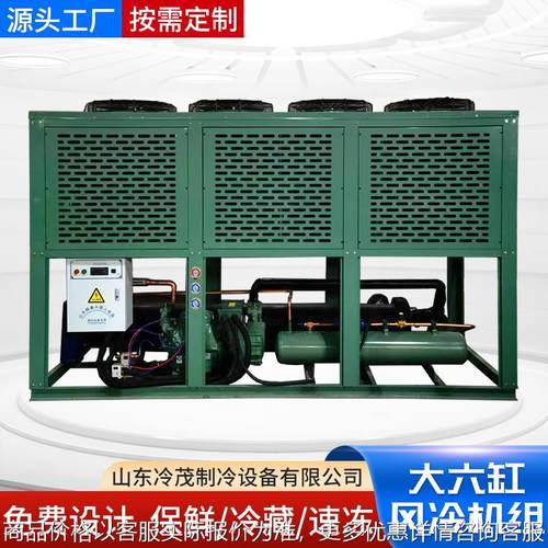大六缸制冷压缩机6-40.2|40匹水冷 风冷式冷凝机组