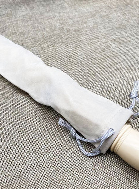 竖笛绒布套袋绒高音竖笛袋拉绳束口包装袋竖笛布套绒布袋37cmx7cm