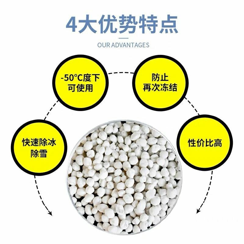 融雪剂工业盐融环保型软化防冻剂小区环保除雪道路除冰