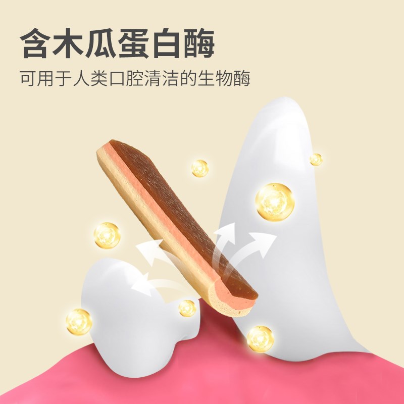 威济狗狗零食一口香洁齿块磨牙棒洁齿骨比熊吉娃娃小鹿犬宠物食品
