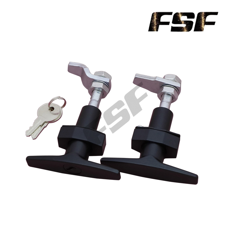 MS309-3T型把手锁电柜门锁 压缩式转舌锁 空气净化器环保设备门锁