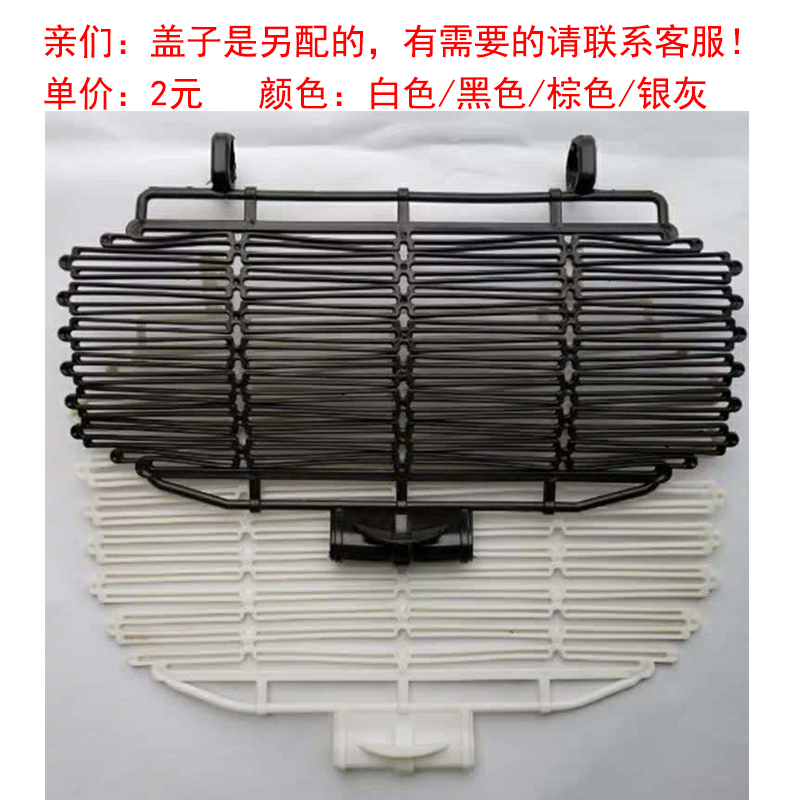 电动车自行车侧面挂钩车篮前面吊蓝子车筐车篓子菜篮子折叠不锈钢