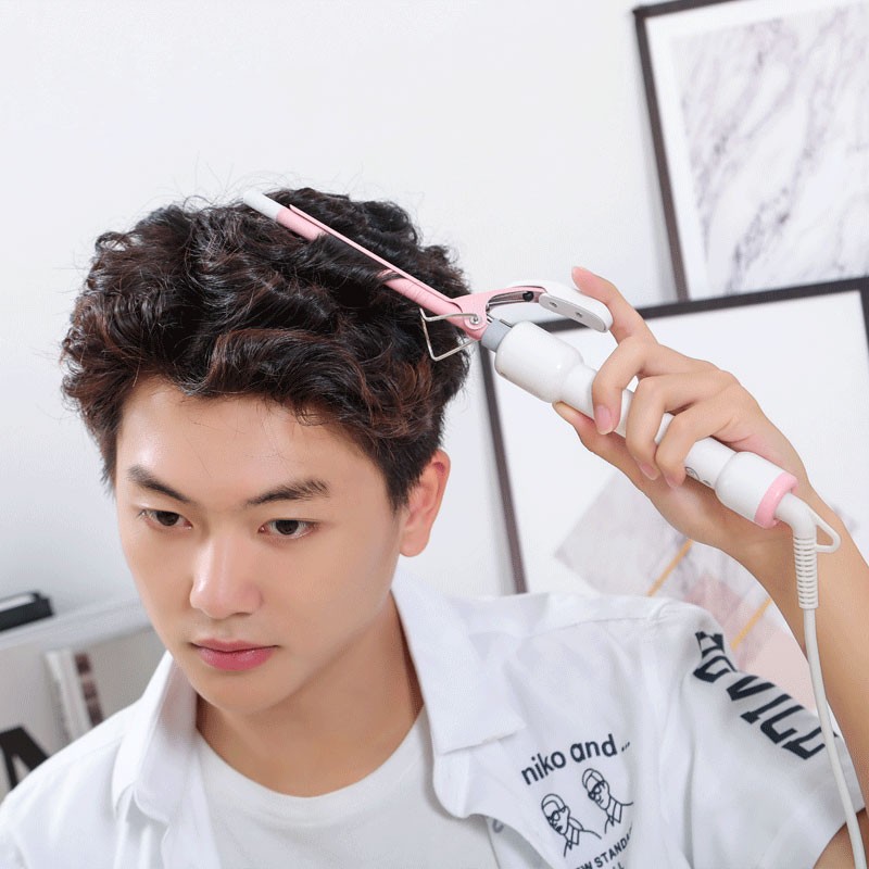 卷发棒迷小型羊毛卷短发细水波纹男士小卷刘海电卷棒儿童夹板神器