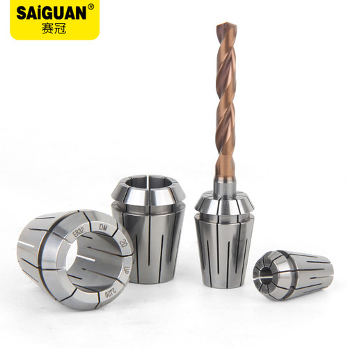 高精ER32C止水夹头结构机械内冷筒夹嗦嘴卡簧ER16202540止水筒夹