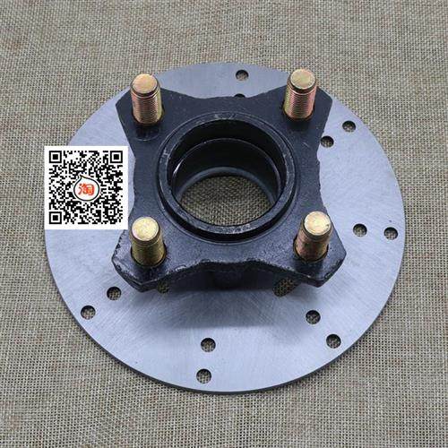 电动四轮车配件羊角销轴观光车老人代步车前桥碟煞羊角哈头总成