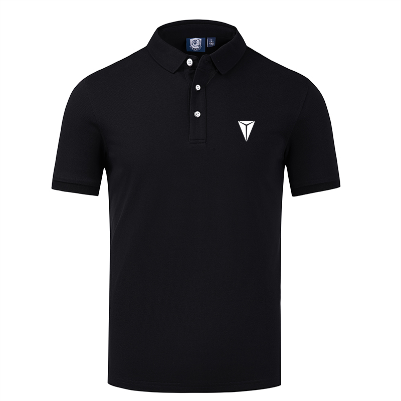 深蓝汽车短袖长安新能源4S店T恤男夏工作服定制女上衣印车标工装