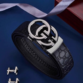 酷奇皮带男2026新款 带 真皮裤 正品 商务高档品牌休闲腰带送礼礼盒装