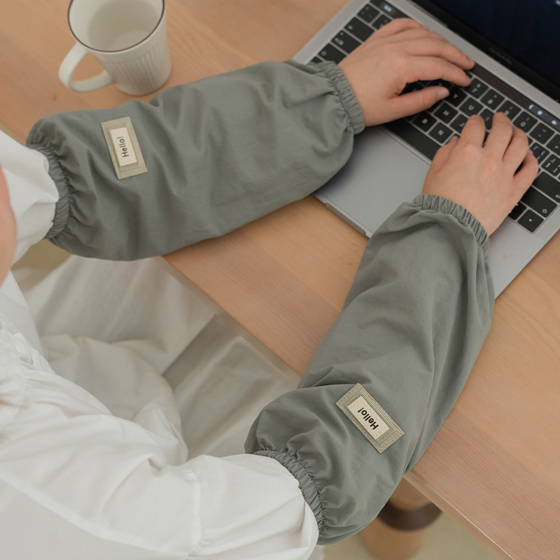 加强防水袖套厨房油污办公作室家务套袖女烧饭护袖男士秋冬羽绒服