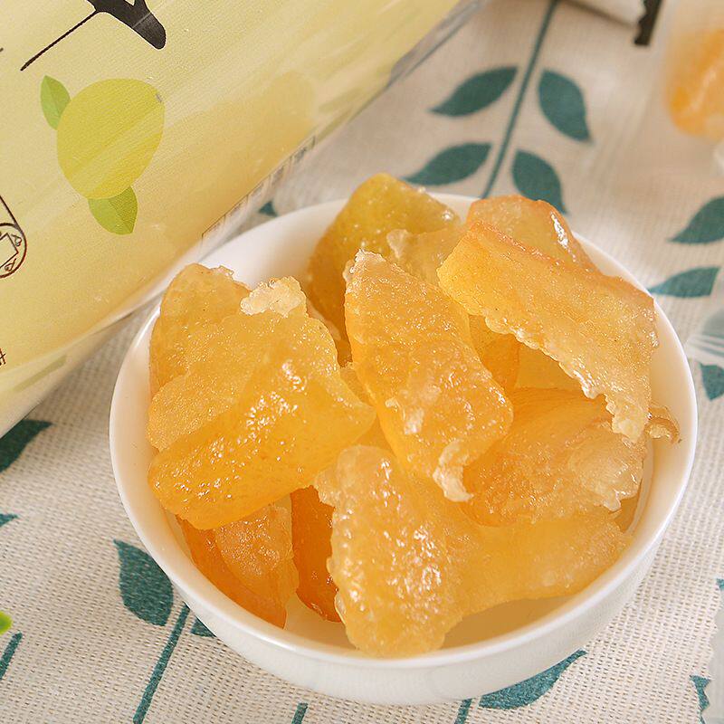 蜜柚果干红心柚子皮橘红柚皮果干水果糖蜜饯果脯漳州平和特产零食