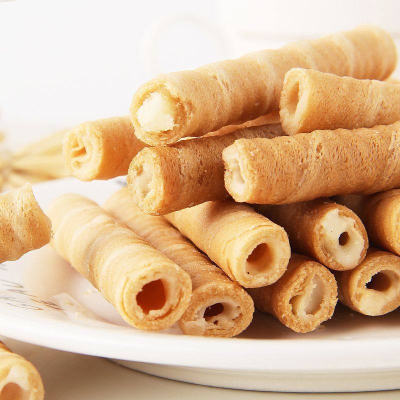 鸭蛋卷无蔗糖蛋卷牛乳咸蛋黄蛋夹心卷酥儿童未添蔗糖休闲零食,零食/坚果/特产,酥性饼干,淘宝优惠券,粉丝福利购,淘宝优惠卷