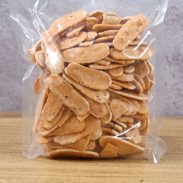 网红零食老式传统非油炸炒年糕片干年糕胖条手工爆米花锅巴猫耳朵
