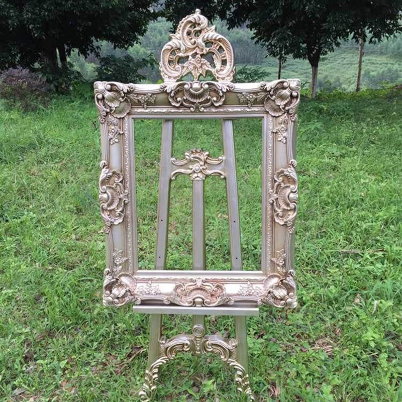 欧式婚庆迎宾牌展架油画装饰房地产酒店KTV婚礼迎宾架展示广告架