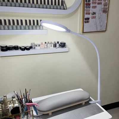 美甲灯照明灯美甲店专用桌面台灯便携上门美睫工作补光阅读护眼灯