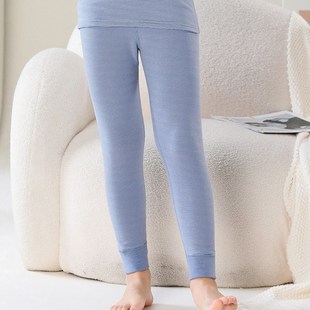 大童男童内穿宝宝保暖绒裤 加绒加厚打底裤 女童秋冬款 儿童德绒秋裤