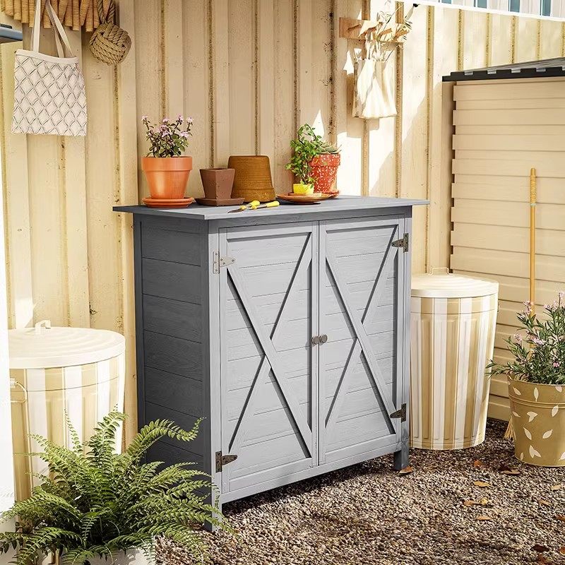 室外花园柜子庭院储物箱清洁工具收纳防水防晒置物柜子大容量加深,住宅家具,户外储物柜,淘宝优惠券,粉丝福利购,淘宝优惠卷