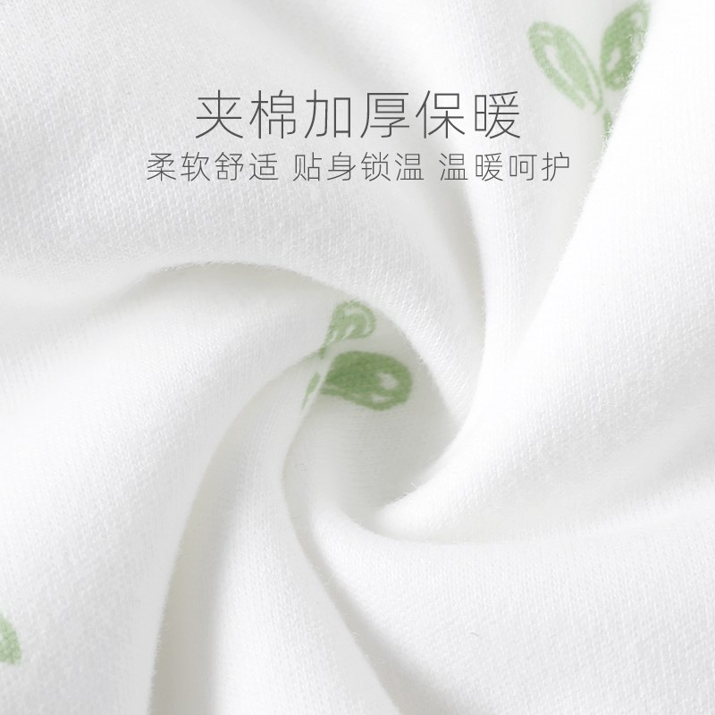 新生儿棉衣秋冬加厚保暖宝宝连体衣夹棉早产儿初生婴儿衣服48码52