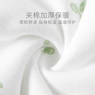 新生儿棉衣秋冬加厚保暖宝宝连体衣夹棉早产儿初生婴儿衣服48码52