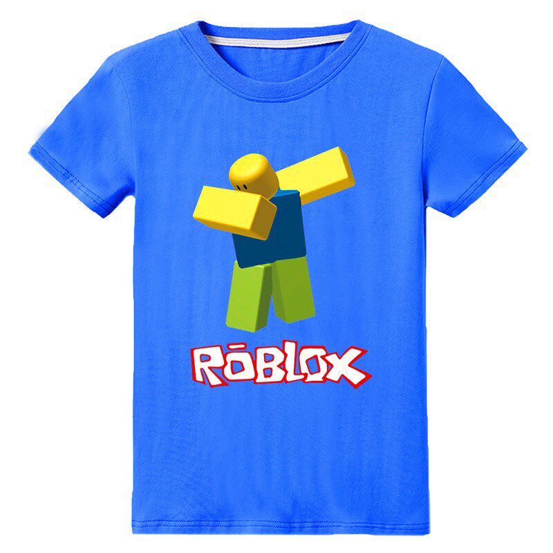 ROBLOX男童全棉短袖T恤夏季薄款透气上衣