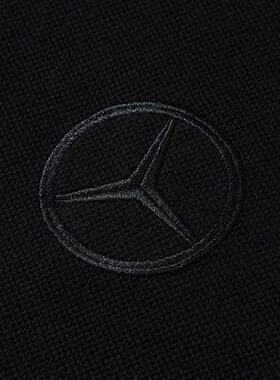 新款奔驰SA工装长袖T恤黑色4s店销售服务顾问工作服POLO衫夹克