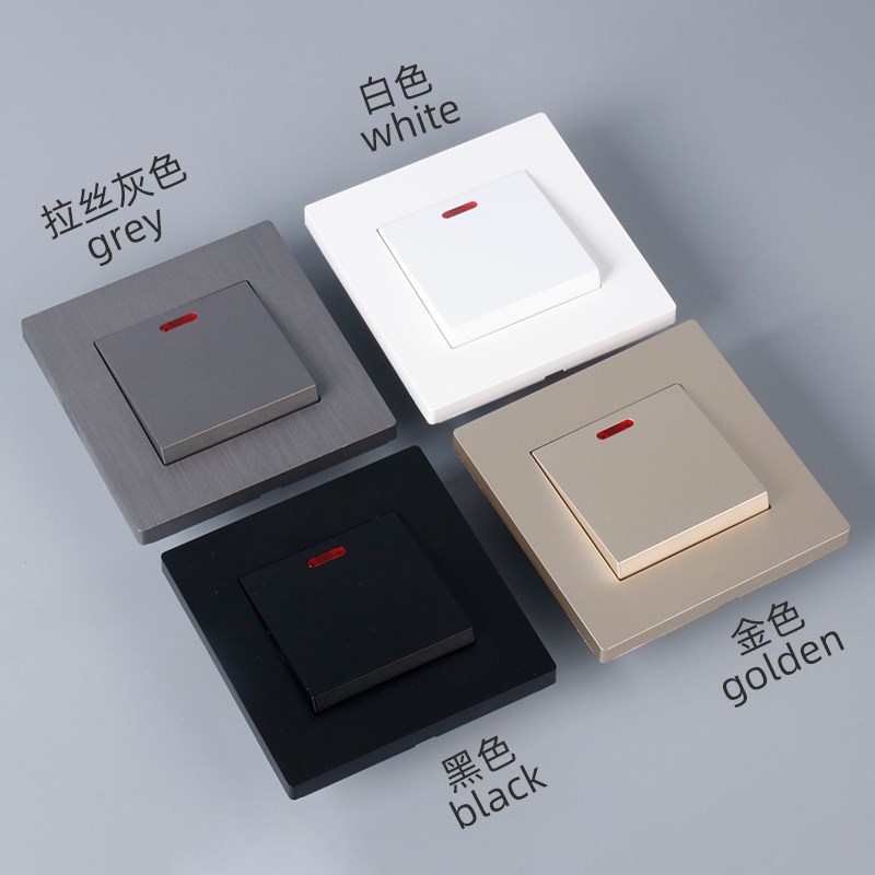 英标港式20a热水器开关86型曲架开关零火双断开关面板大功率暗装