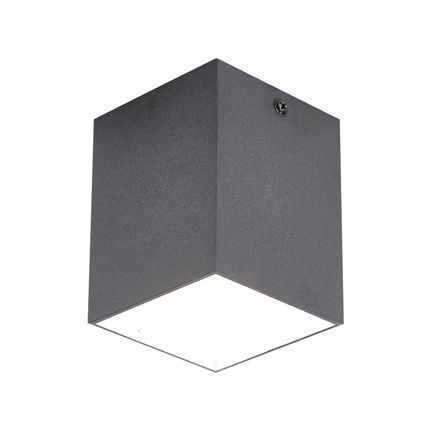 led方形明装筒灯极简单头免开孔无主灯客厅照明走廊格栅天花灯