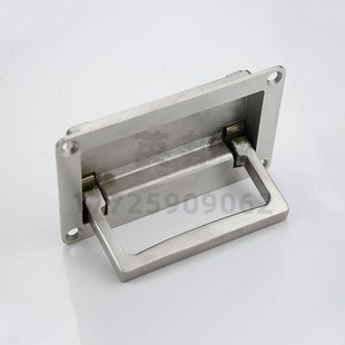 LS702方形盒子拉手嵌入式 90度折叠拉手活动暗把手折叠拉手 埋入式