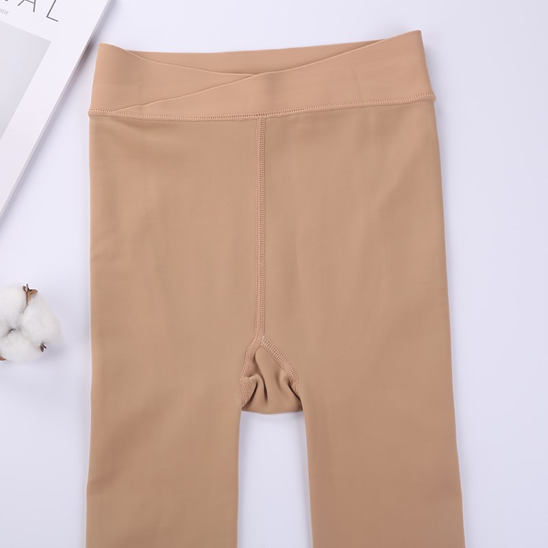 娇婵838空气腰云柔无痕水光袜200克秋冬一体薄绒光腿神器打底袜