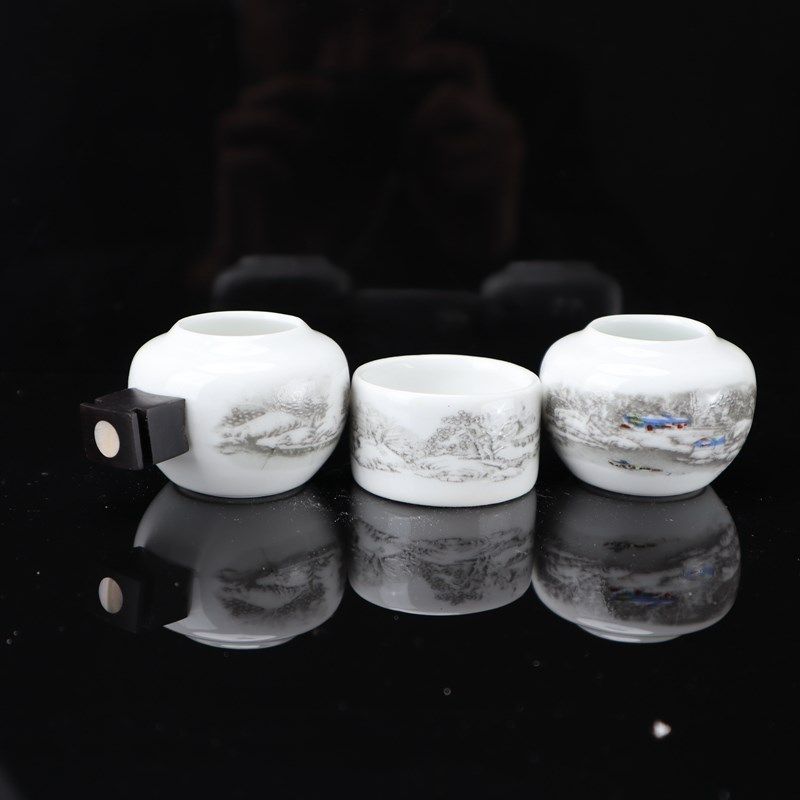 靛颏绣眼鸟杯玉鸟黄鸟柳莺鸟食罐杯子瓷碗白雪景鸟三件套鸟笼配件,宠物/宠物食品及用品,鸟禽喂食器/喂水器,淘宝优惠券,粉丝福利购,淘宝优惠卷