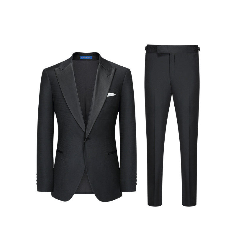 澳嘉男士结婚西服套装戗驳领新郎婚礼服商务正装羊毛塔士多西装男,男装,商务正装西服,淘宝优惠券,粉丝福利购,淘宝优惠卷