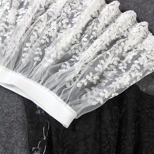 2021秋冬新款蕾丝半身裙短裙a字裙屁帘下摆神器内搭高腰蕾丝打底