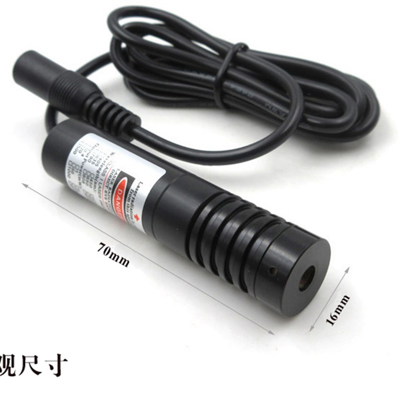 488nm60mw可调焦距天蓝光点状激光器一字镭射定位灯蓝色十字光标