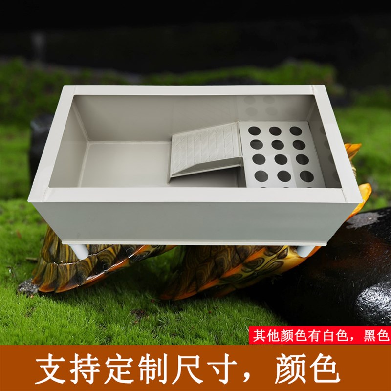 乌龟黄缘龟产蛋箱池缸中大型环保PP塑料长方形沙池专用可订定制做