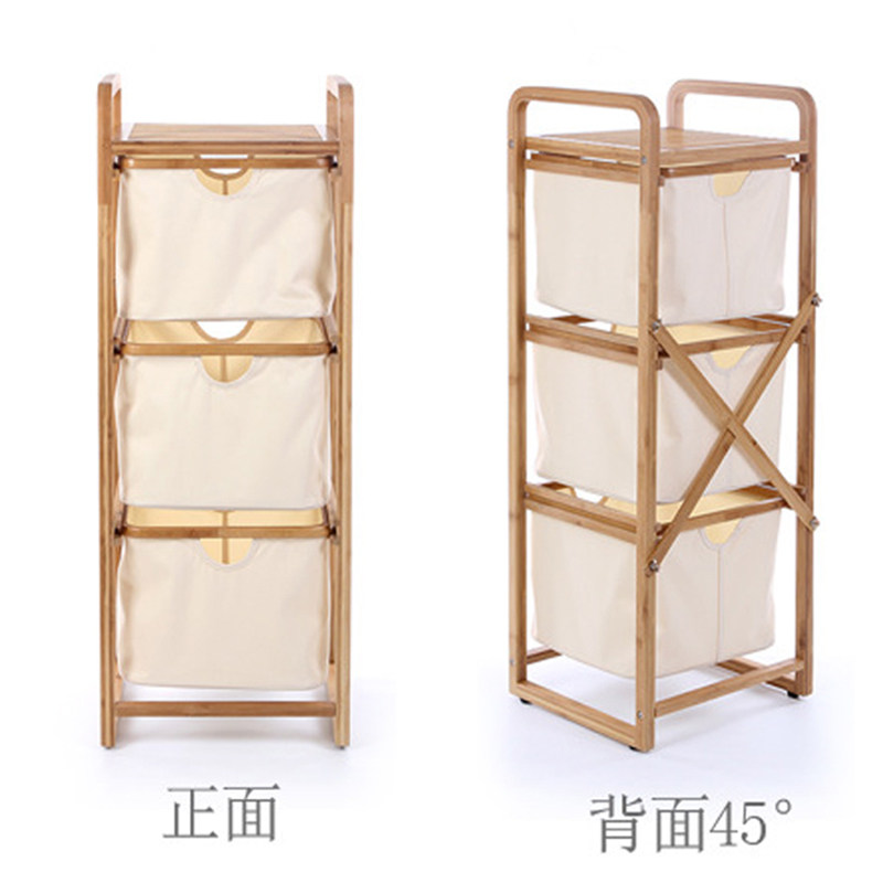 浴室卫生间落地脏衣服收纳篮架置物架玩具零食多功能收纳架置地式