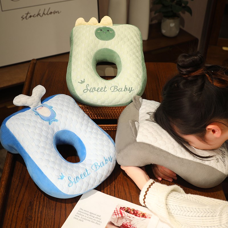 午睡枕办公室睡觉颈枕初中小学生午休趴枕桌上儿童趴睡枕女生抱枕