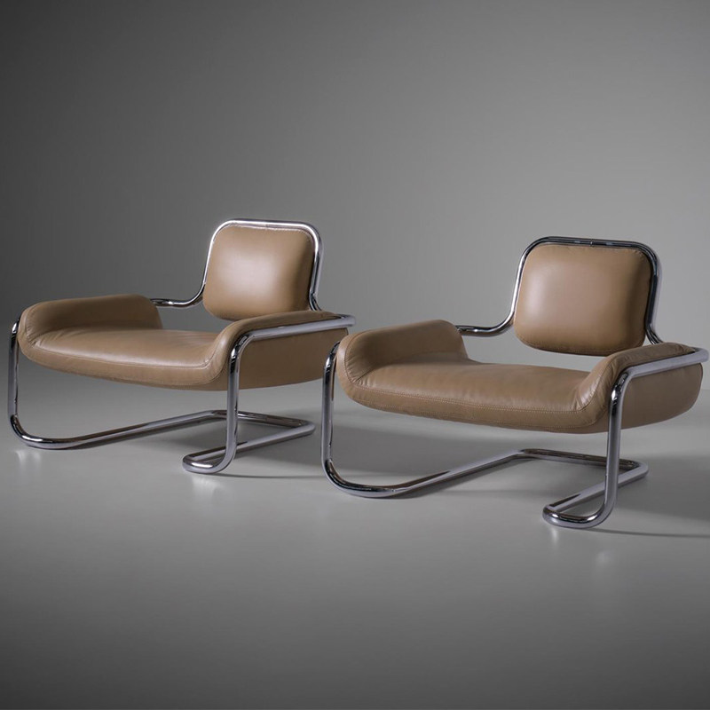 北欧设计师凸形椅五金皮艺弯管椅简约客厅阳台定制茶桌靠背接待椅,住宅家具,椅子,淘宝优惠券,粉丝福利购,淘宝优惠卷