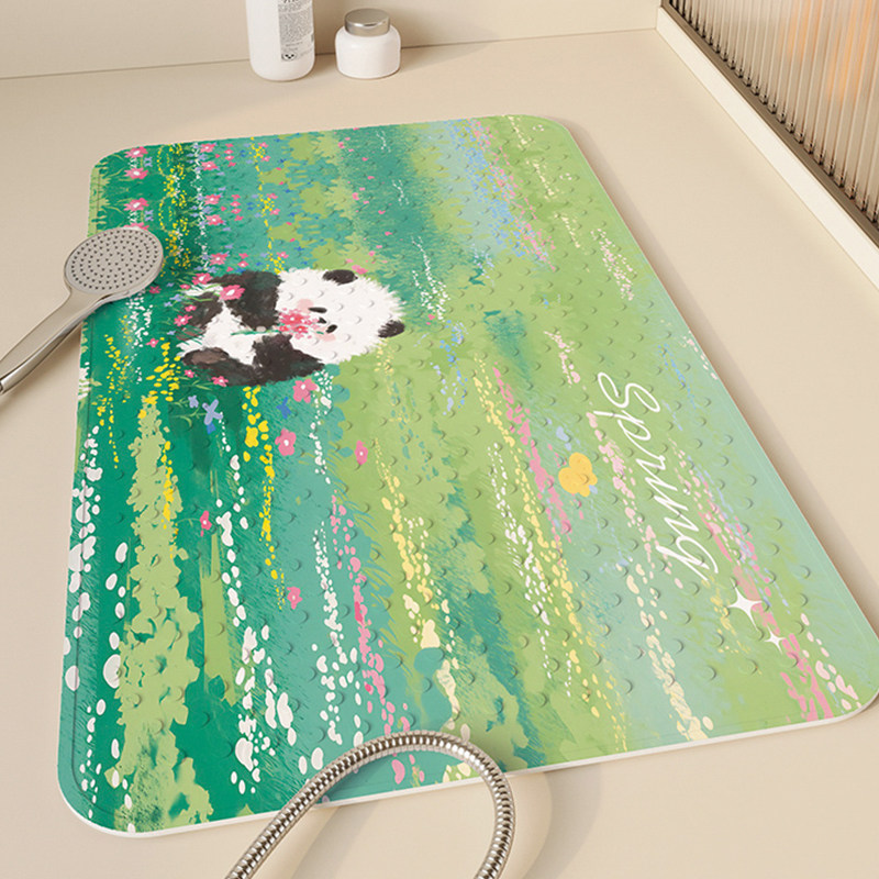 浴室防滑地垫儿童可爱淋浴房洗澡防摔踩脚垫化妆室防水卡通吸盘垫,居家布艺,家用脚垫,淘宝优惠券,粉丝福利购,淘宝优惠卷