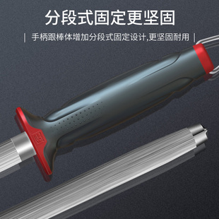 匠牌家用磨刀棒屠夫专用细纹磨刀棍商用专业快速磨刀神器高碳钢材