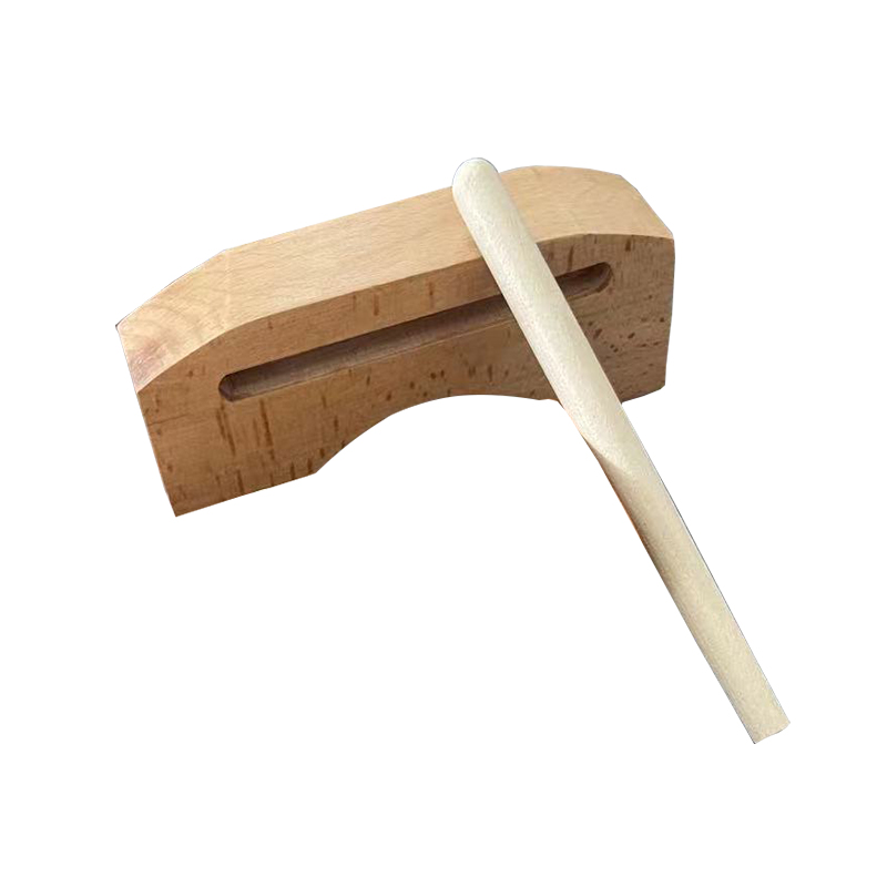 枣木戏曲高低音梆子木鱼打击乐器方梆子高低音木鱼中音低音邦子