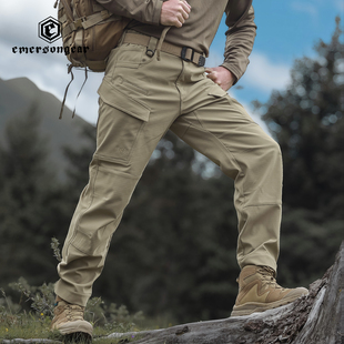 爱默生25羚羊战术软壳裤加绒保暖登山滑雪防泼水冲锋裤索罗娜面料