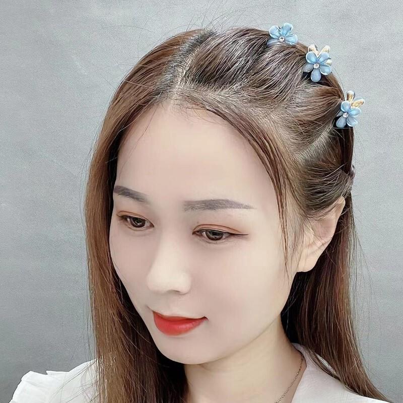 发饰迷你小号花朵抓夹套装