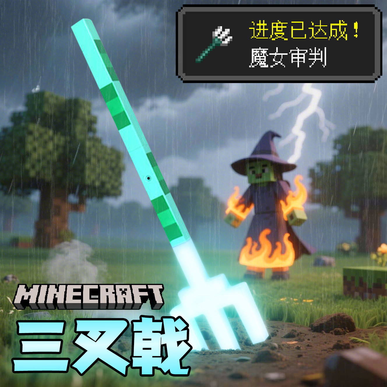 【声光款我的世界三叉戟】