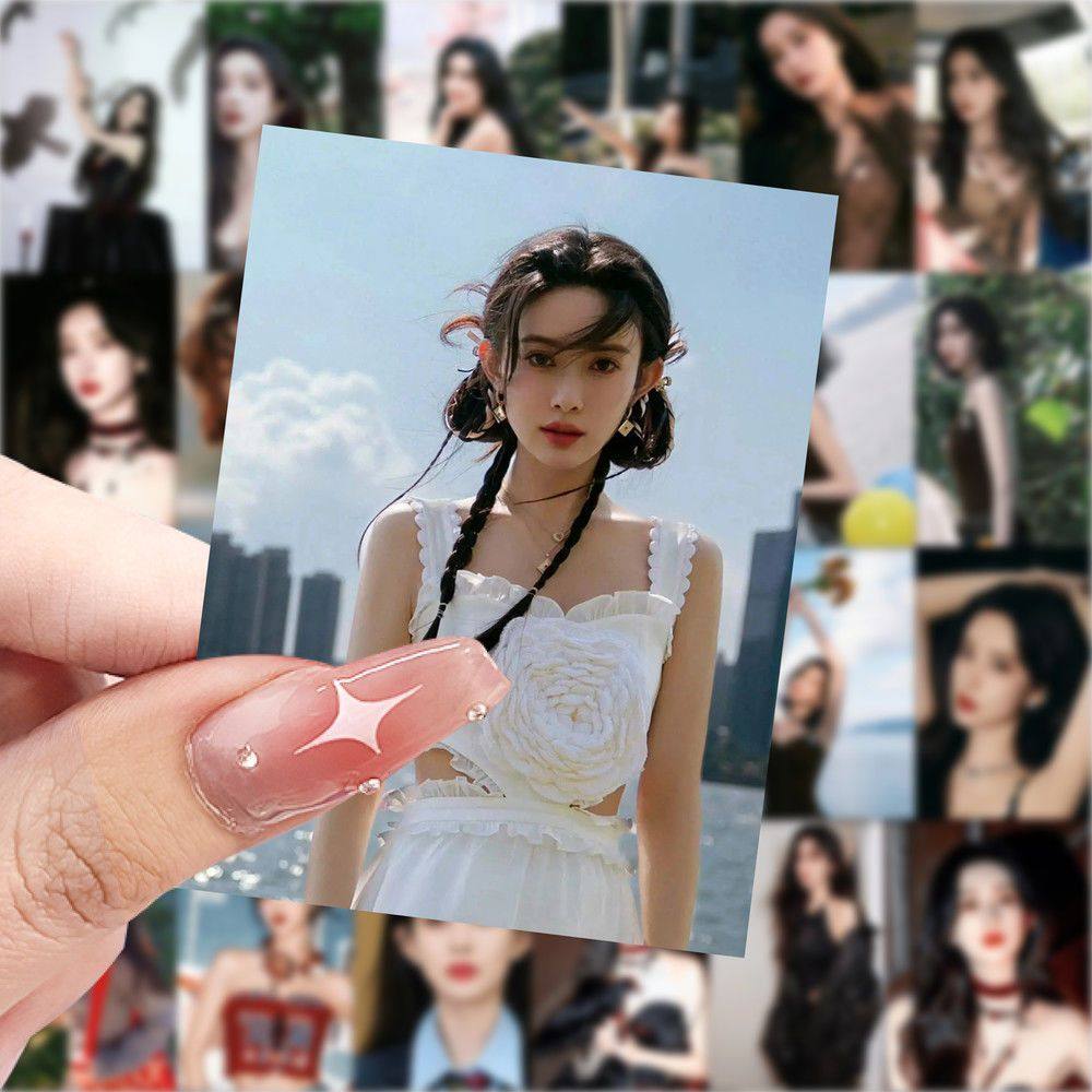 126贴孟子义贴纸美女明星神图高颜值ins风贴纸装饰diy平板电