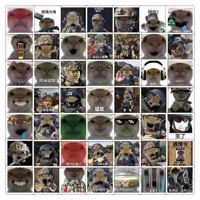 三角洲鼠鼠得吃猫头表情包贴纸