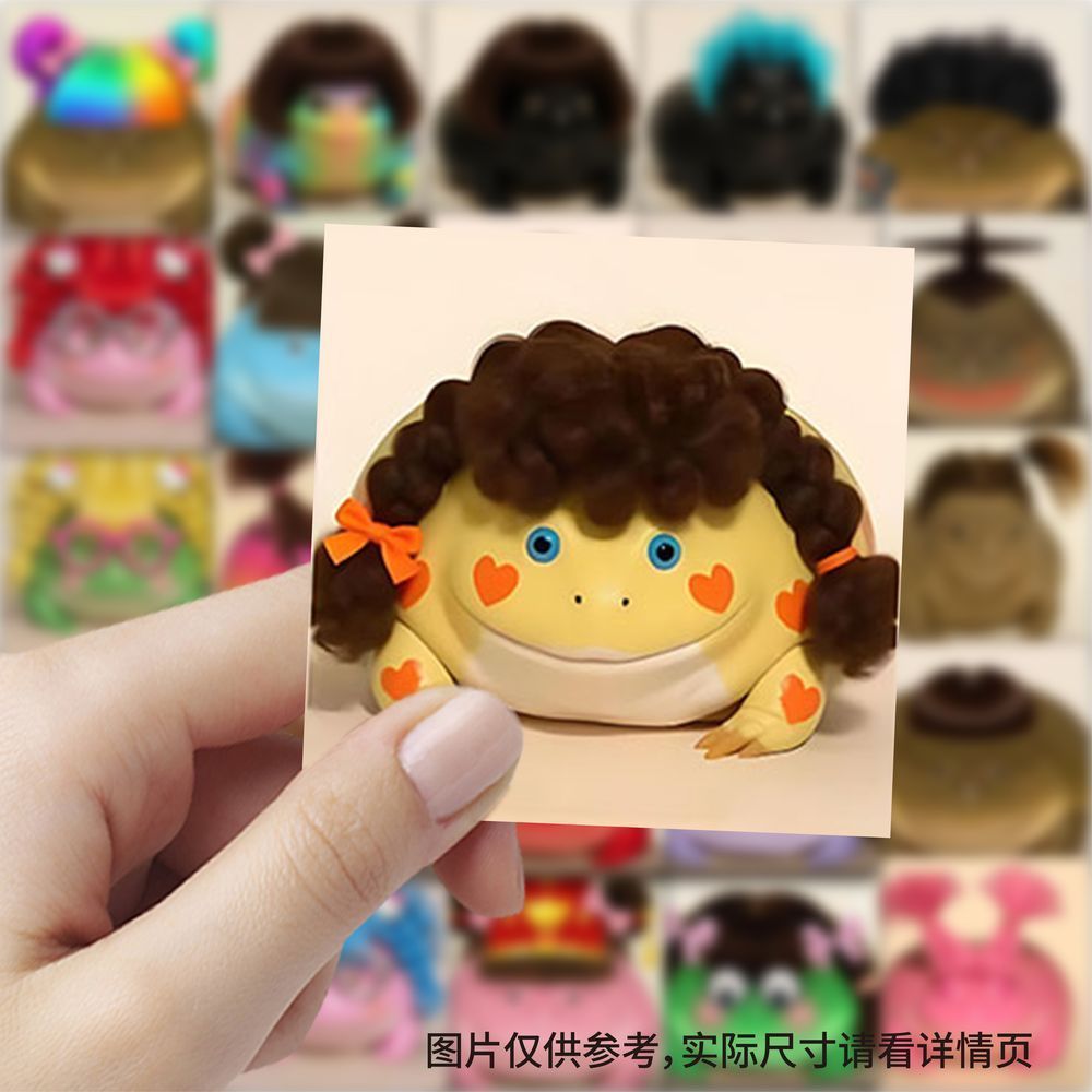 新款癞疙宝搞笑抽象贴纸趣味沙雕桌面手机手账装饰笔记本贴画防水