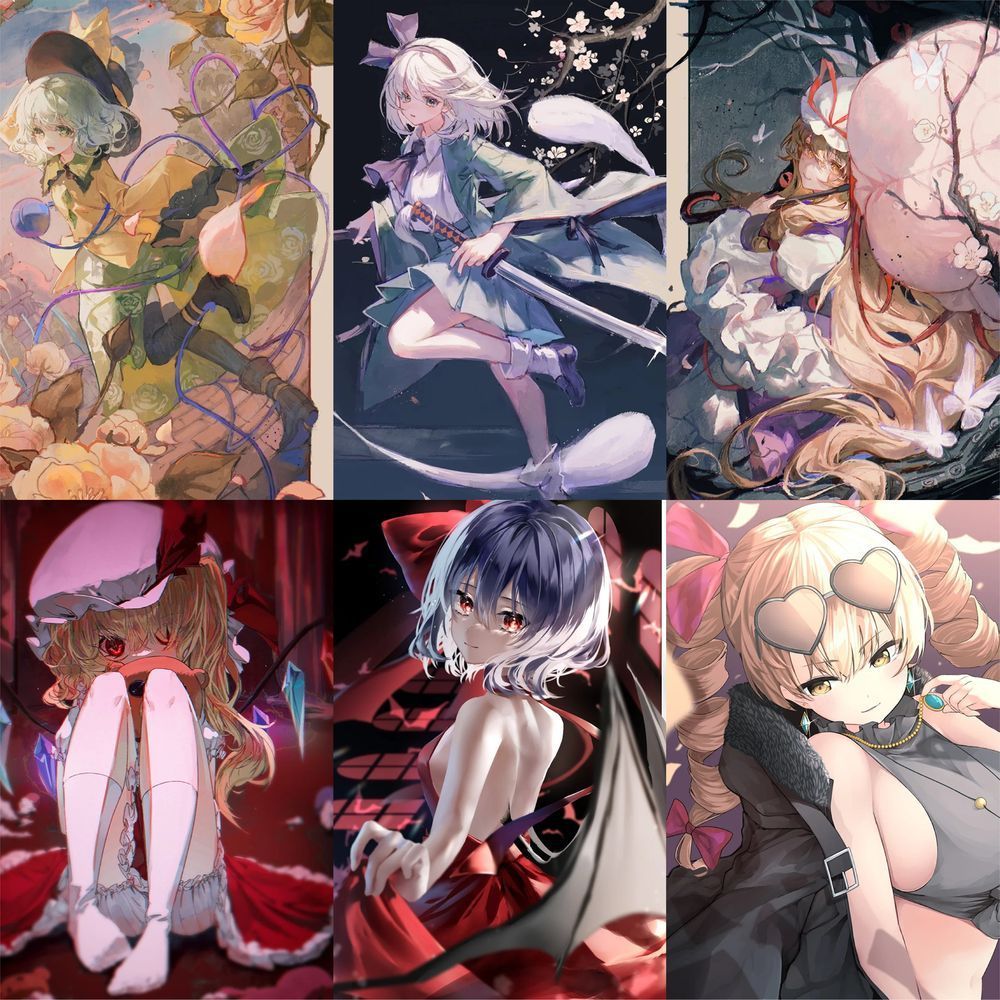 189张东方project贴纸超赞装饰周边手机桌面表层防水高清贴画